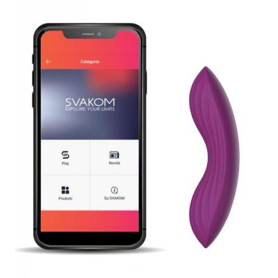 Stimulateur de clitoris connecte edeny violet e comtoy