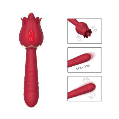 Stimulateur de clitoris et point g rose licky e comtoy