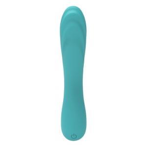 Stimulateur g spot finger 12 x 3cm turquoise e comtoy